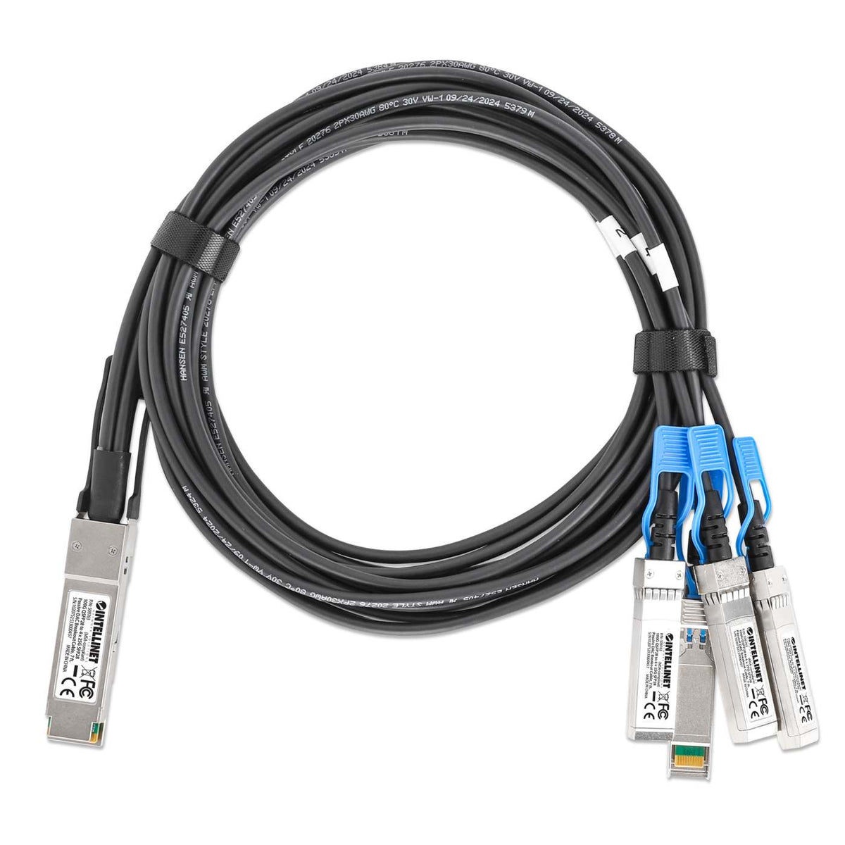 100G QSFP28 to 4 x 25G SFP28 Passive DAC Breakout Cable, 7 ft. Image 5