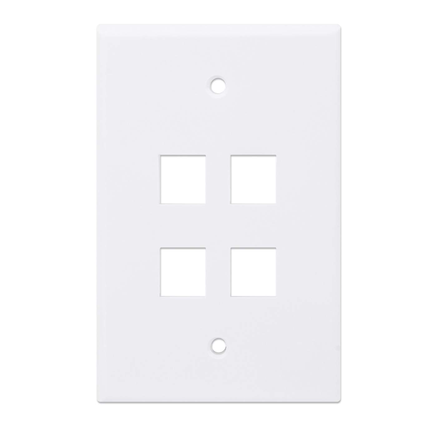4-Outlet Oversized Keystone Wall Plate Image 4