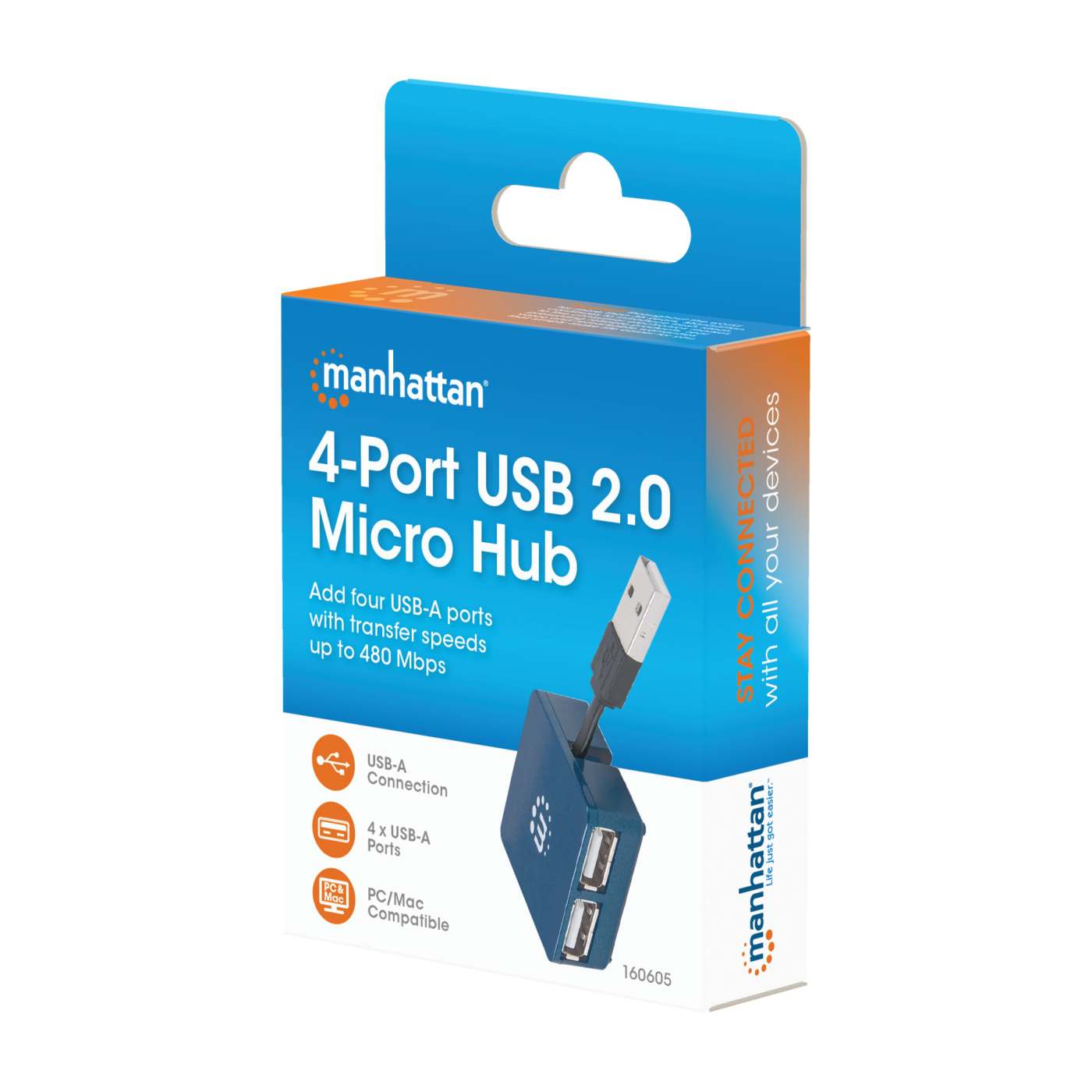 4-Port USB 2.0 Micro Hub Packaging Image 2