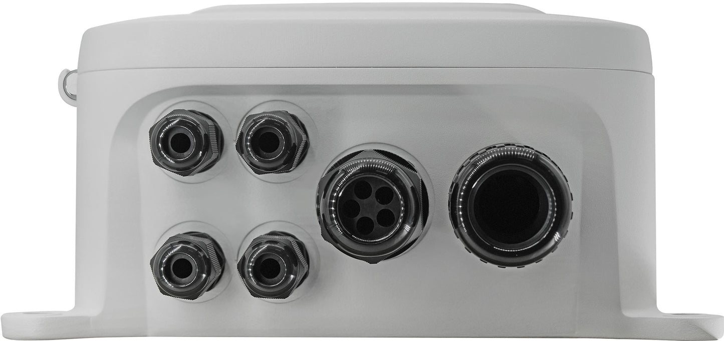 Outdoor 4-Port IP67/IK10 Gigabit PoE+ Switch with 2 SFPs and 2 RJ45 Uplink Ports and 12~56VDC Input | 120W