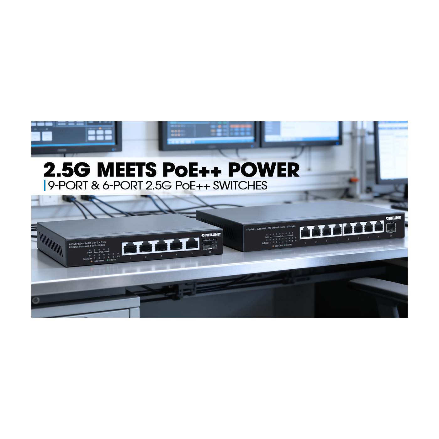 9-Port PoE++ Switch with 8 x 2.5G Ethernet Ports and 1 SFP+ Uplink Image 10