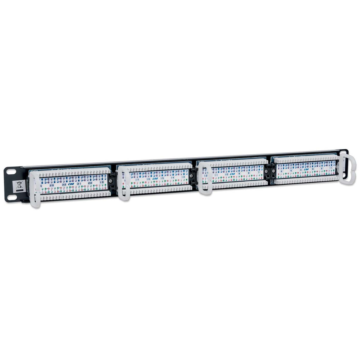 Cat5e 24-Port Patch Panel, 1U Image 4