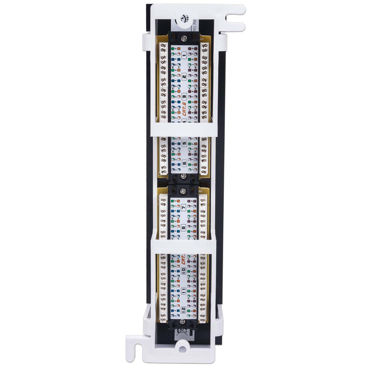 Cat6 12-Port Wall-Mount Patch Panel Image 6