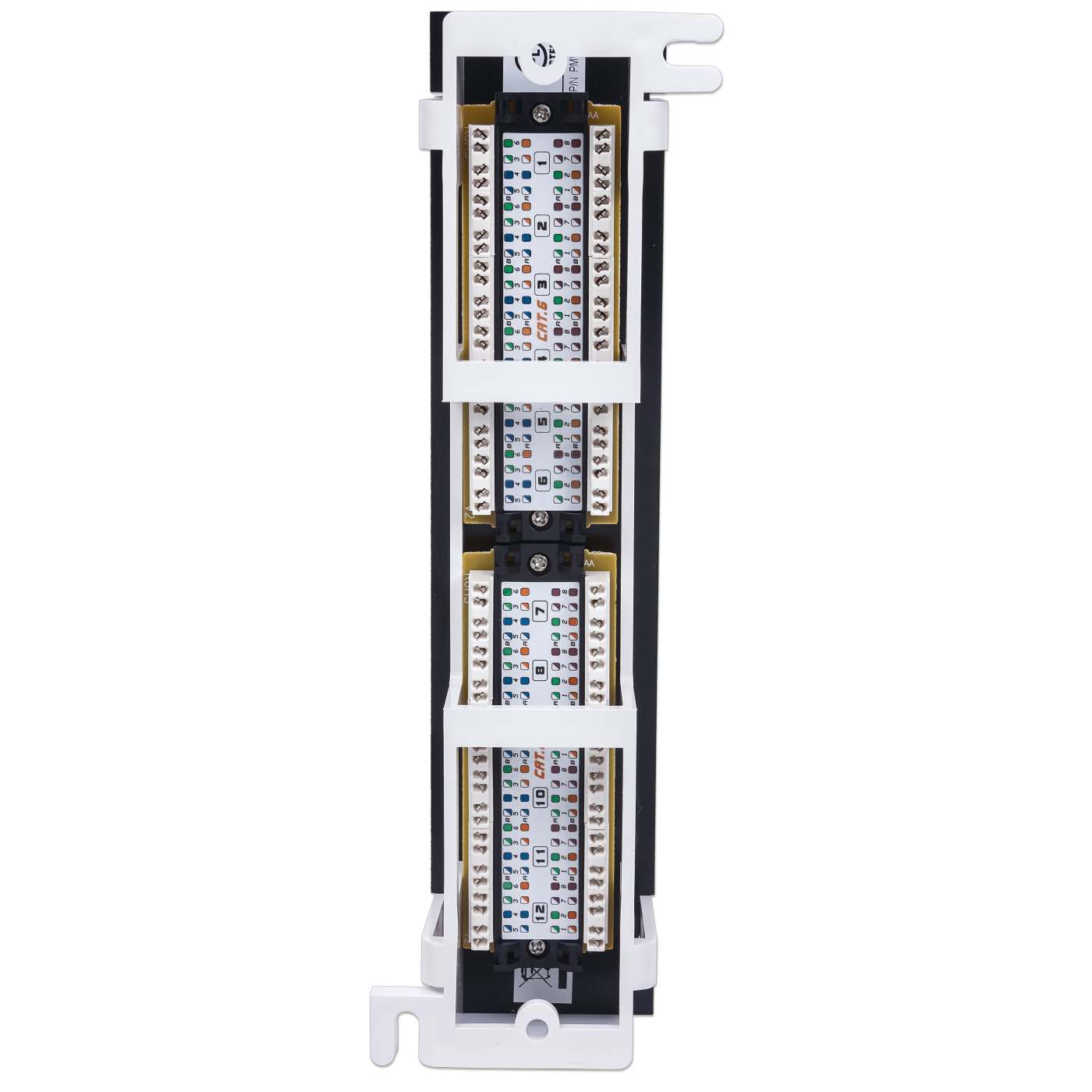 Cat6 12-Port Wall-Mount Patch Panel Image 6