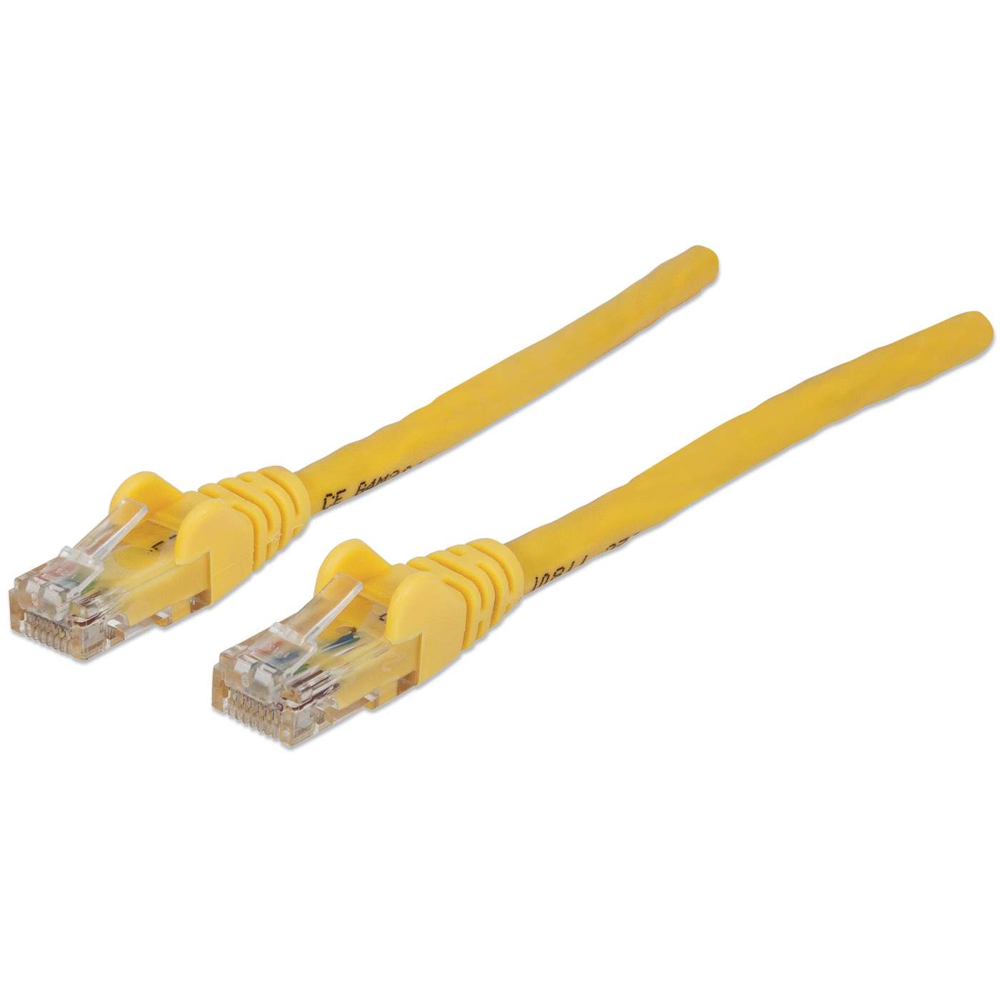 Cat6 U/UTP Network Patch Cable, 23 m (75 ft.), Yellow Image 1