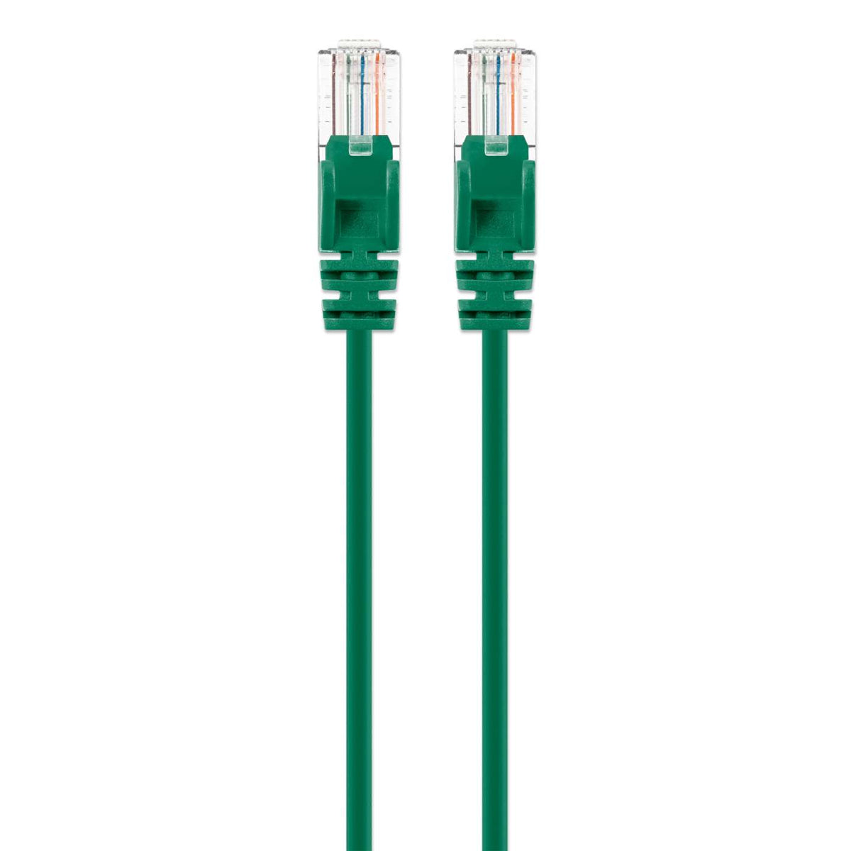 Cat6 U/UTP Slim Network Patch Cable, 0.5 ft., Green Image 4
