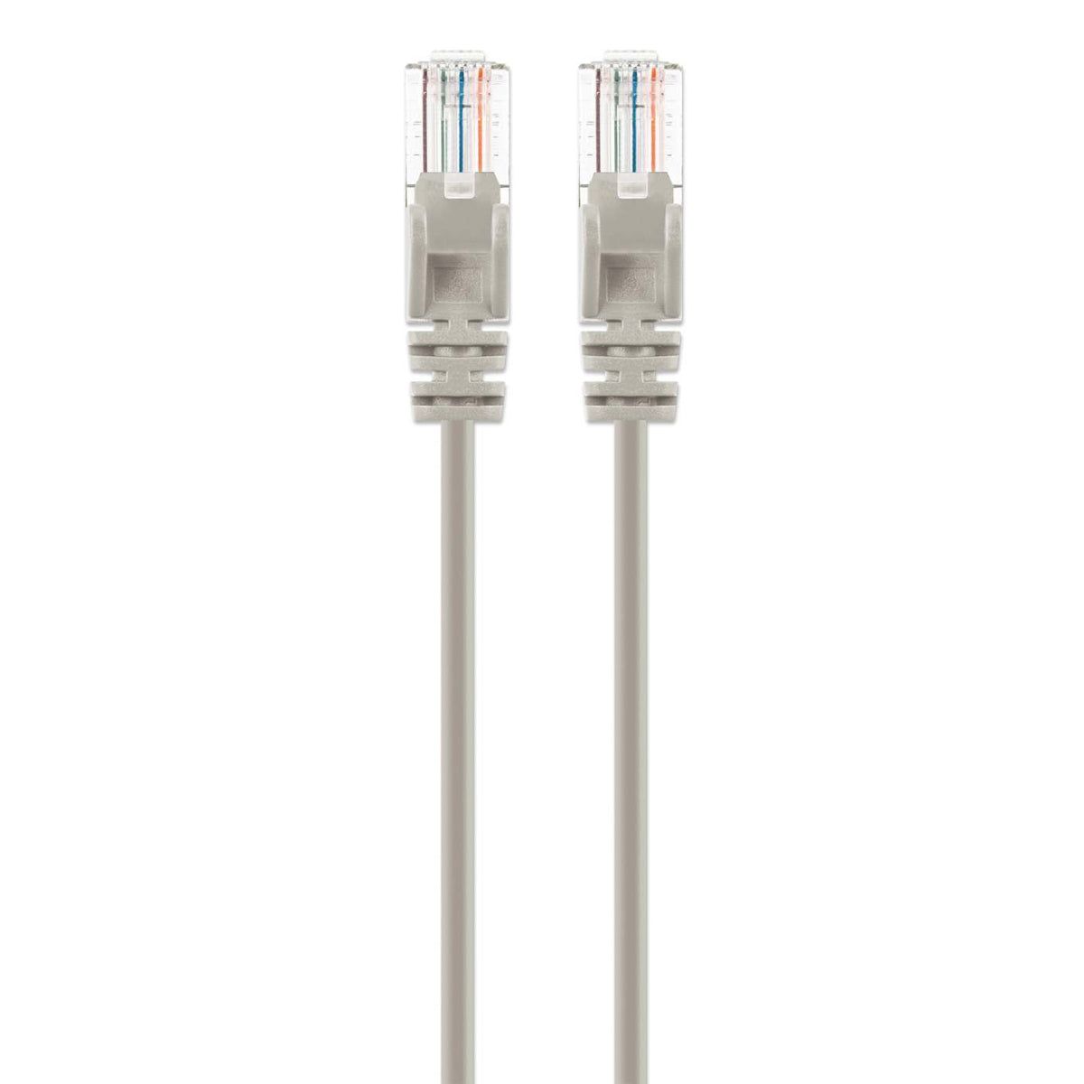 Cat6 U/UTP Slim Network Patch Cable, 10 ft., Gray Image 4