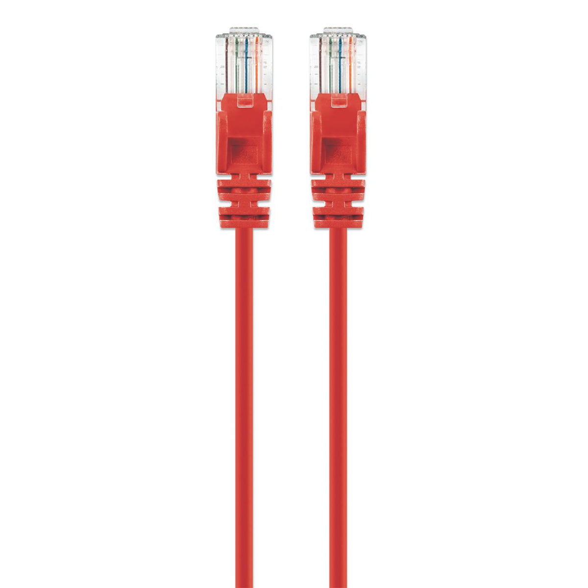 Cat6 U/UTP Slim Network Patch Cable, 10 ft., Red Image 4