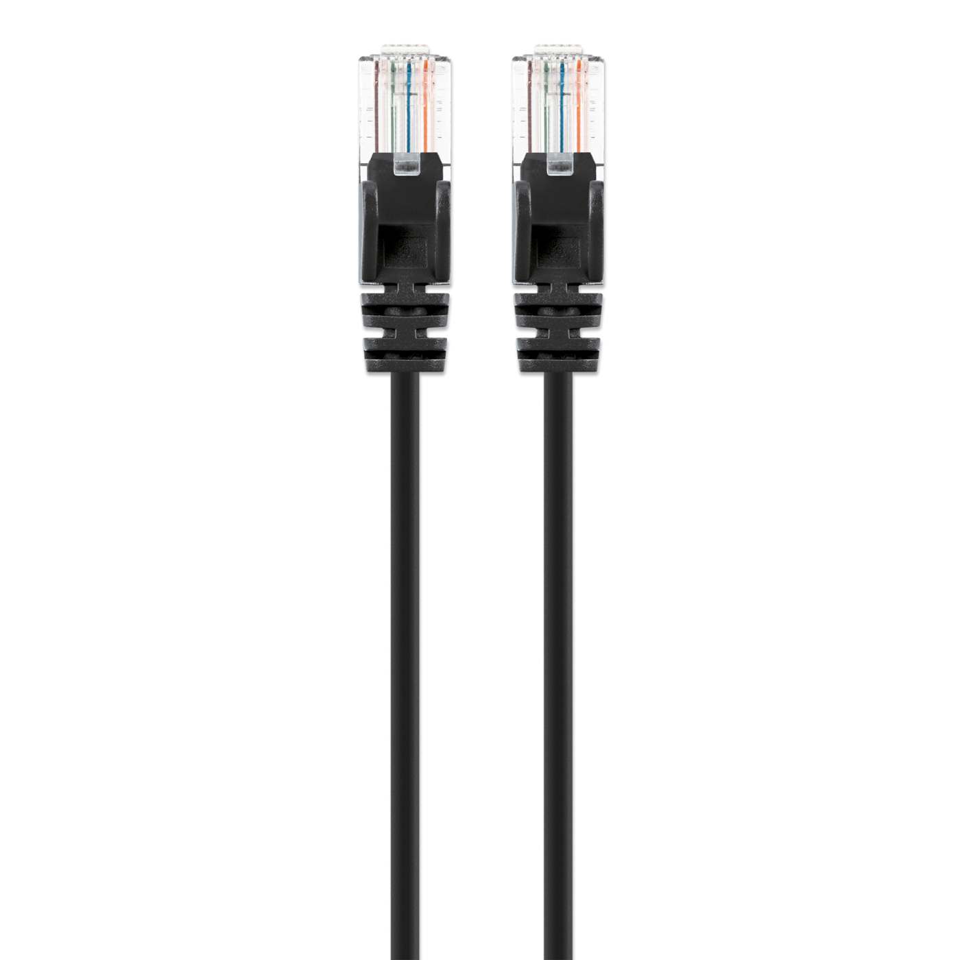 Cat6 U/UTP Slim Network Patch Cable, 14 ft., Black Image 4