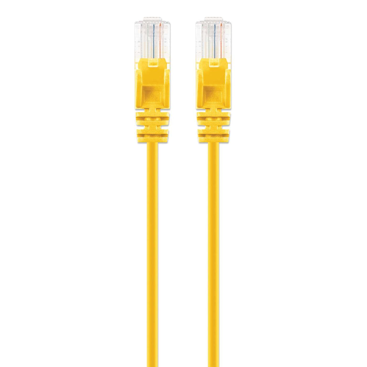 Cat6 U/UTP Slim Network Patch Cable, 5 ft., Yellow Image 4
