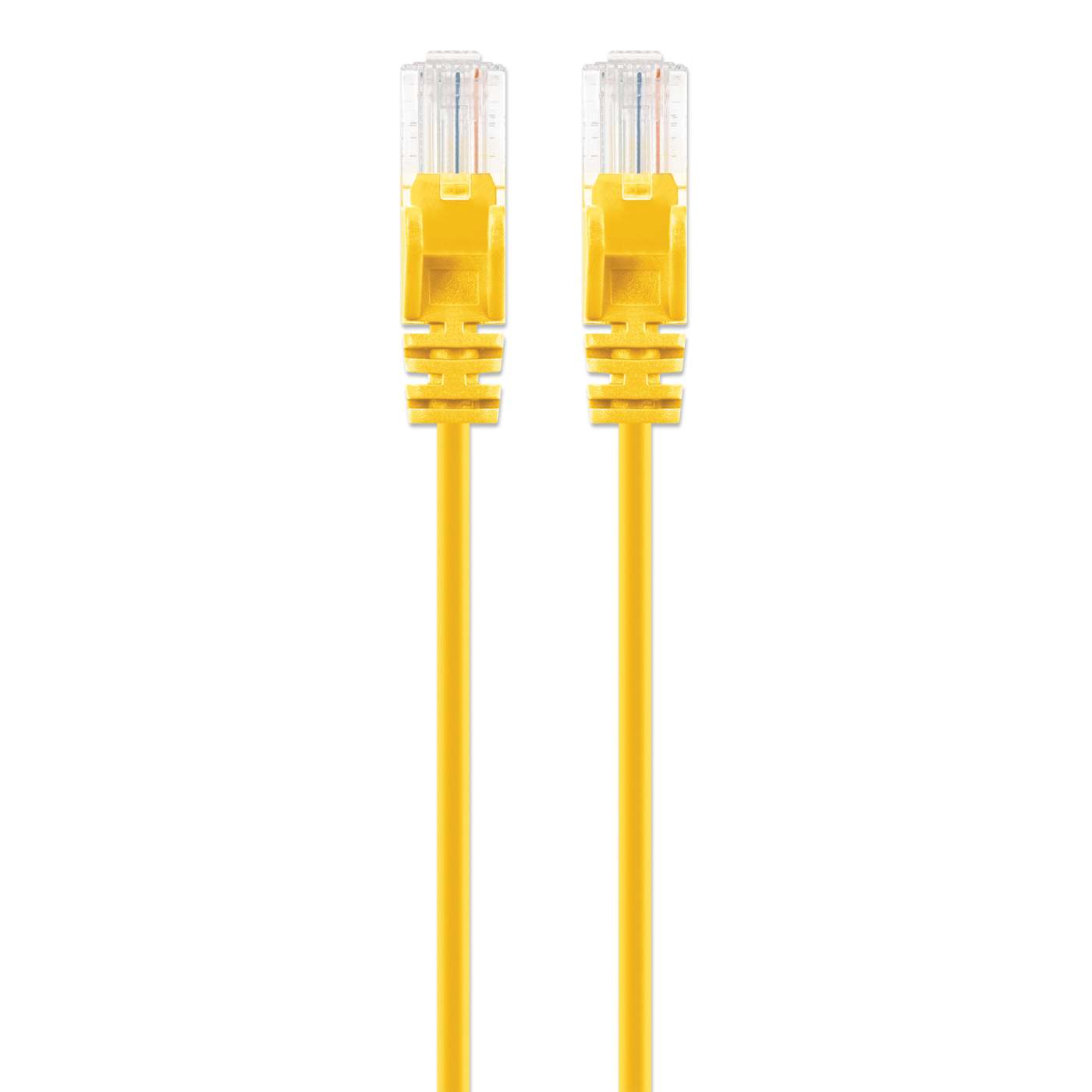 Cat6 U/UTP Slim Network Patch Cable, 7 ft., Yellow Image 4