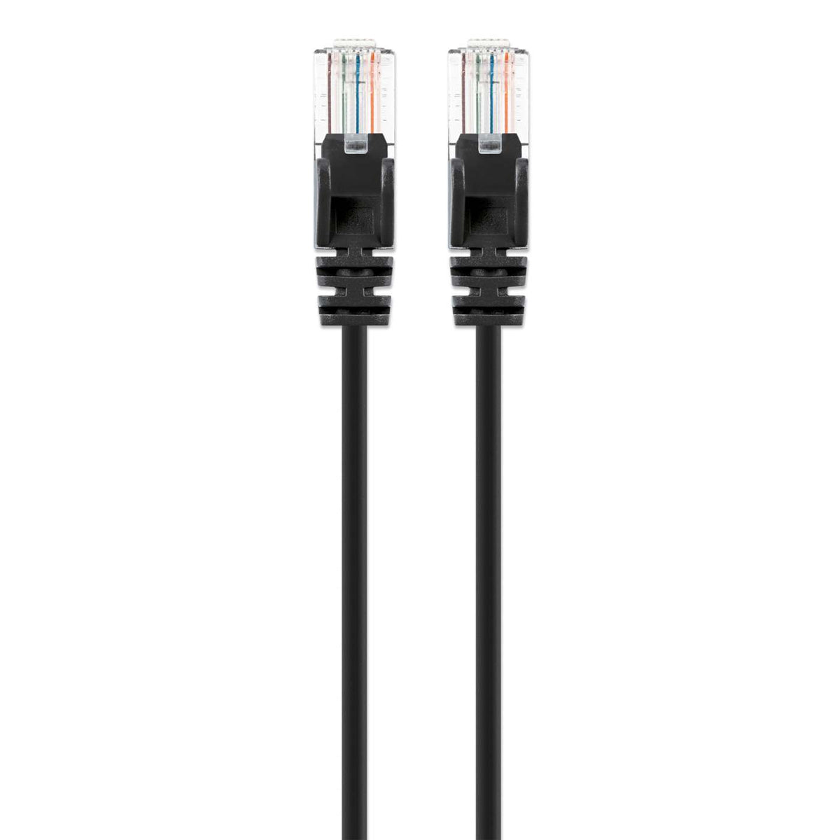 Cat6a U/UTP Slim Network Patch Cable, 7 ft., Black Image 4
