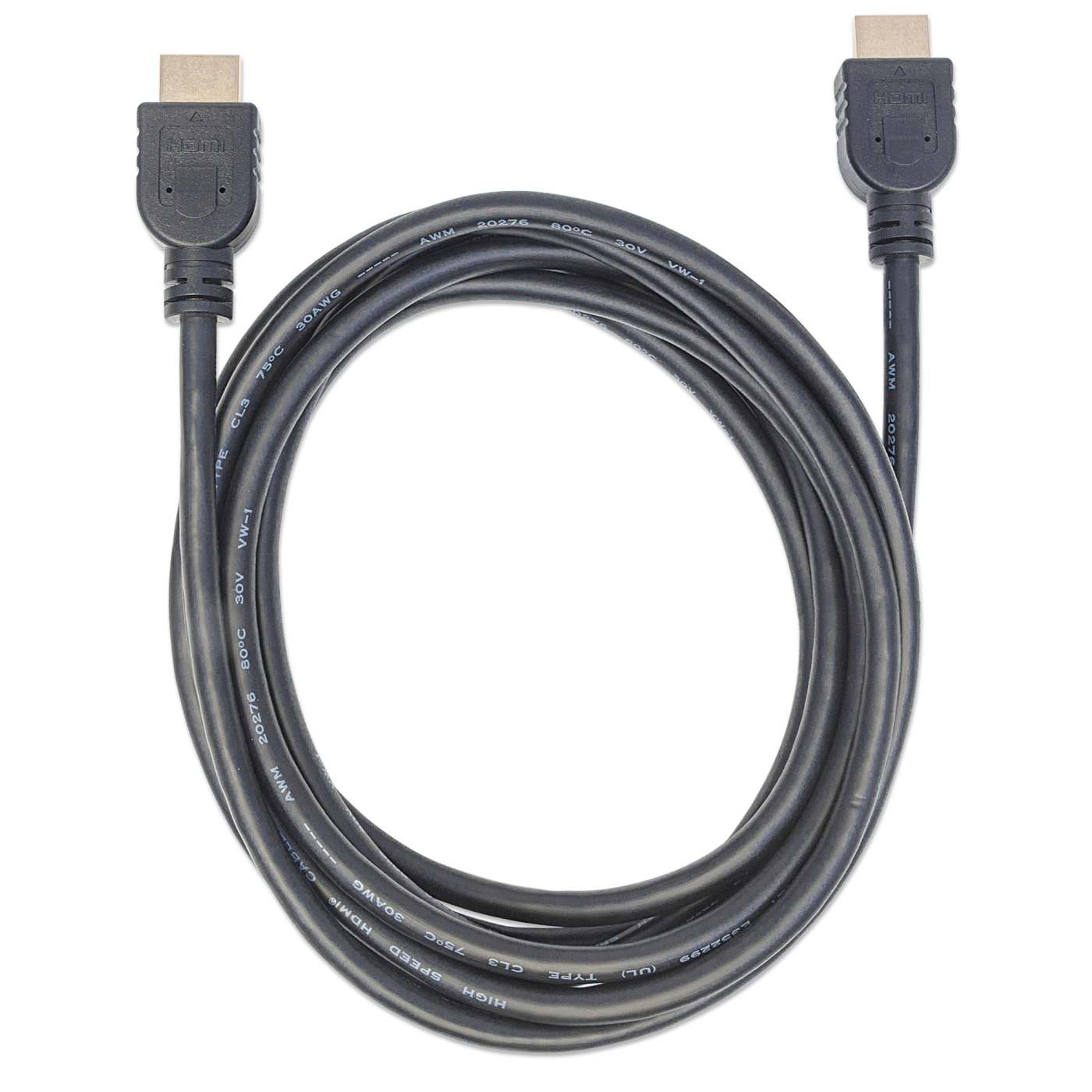 In-wall CL3 High Speed HDMI Cable with Ethernet, Black, 3 m (10 ft.) Image 6