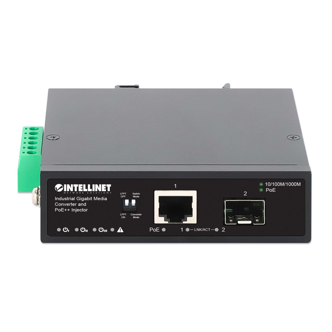 Industrial Gigabit Media Converter and PoE++ Injector Image 3