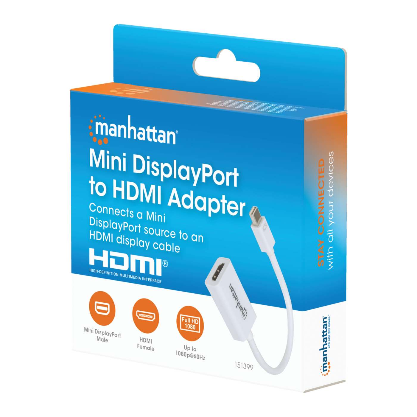 Passive Mini DisplayPort to HDMI Adapter Packaging Image 2