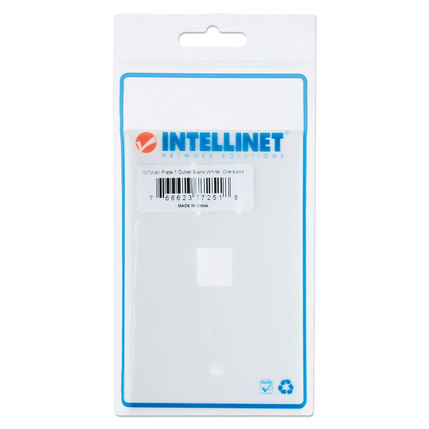 1-Outlet Oversized Keystone Wall Plate Packaging Image 2