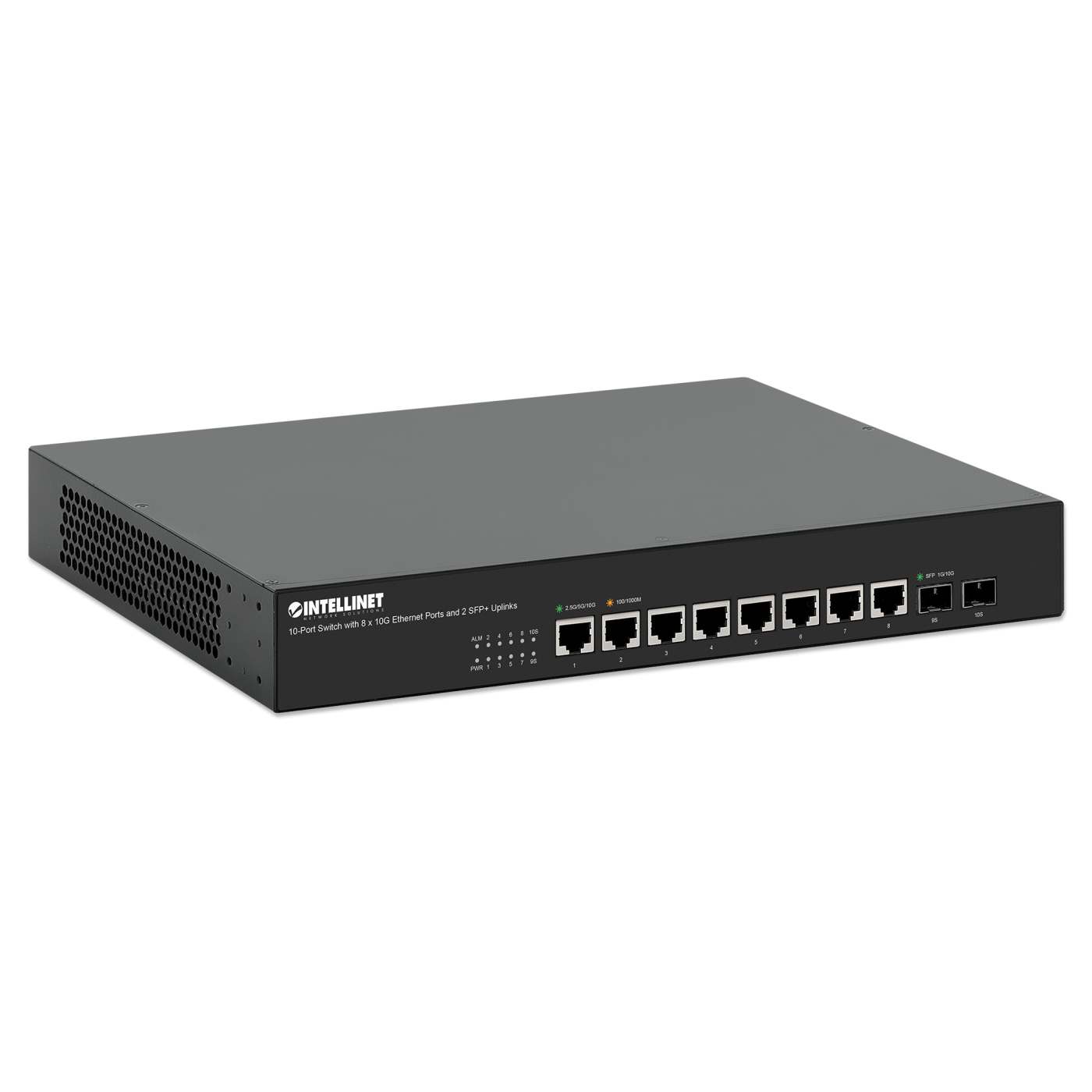 10-Port Switch with 8 x 10G Ethernet Ports and 2 SFP+ Uplinks Image 3