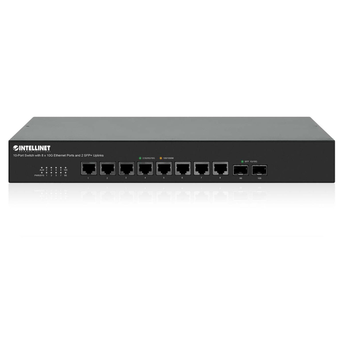 10-Port Switch with 8 x 10G Ethernet Ports and 2 SFP+ Uplinks Image 6