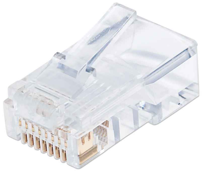 100-Pack Cat5e RJ45 Modular Plugs Pro Line Image 1