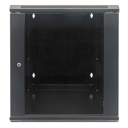 12U 19" Swing Out Wall Mount Network Cabinet, 550 mm (21.7 in.) Depth, Black Image 3