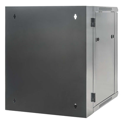 12U 19" Swing Out Wall Mount Network Cabinet, 550 mm (21.7 in.) Depth, Black Image 5