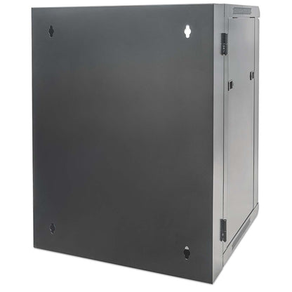 15U 19" Swing Out Wall Mount Network Cabinet, 550 mm (21.7 in.) Depth, Black Image 5