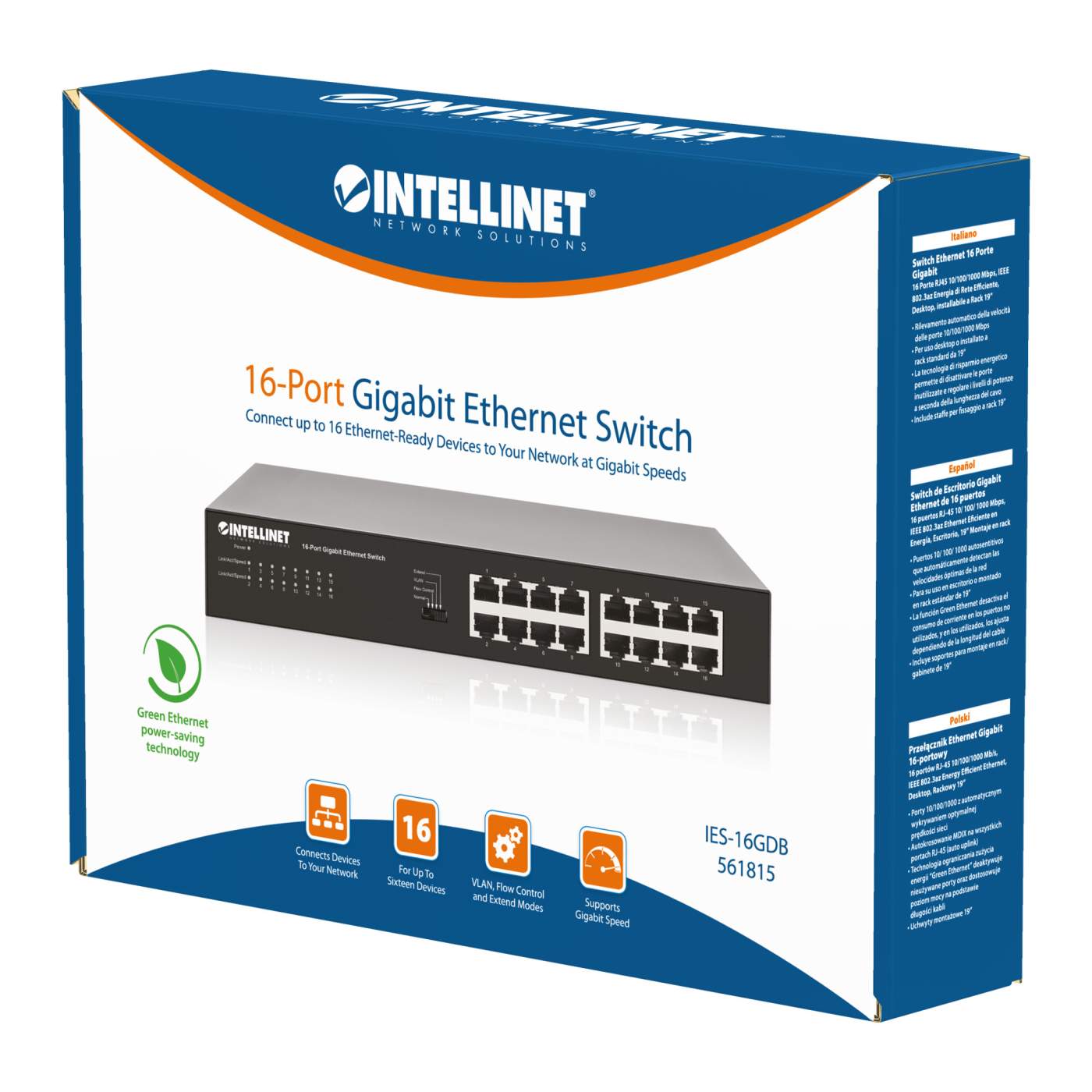 16-Port Gigabit Ethernet Switch Packaging Image 2