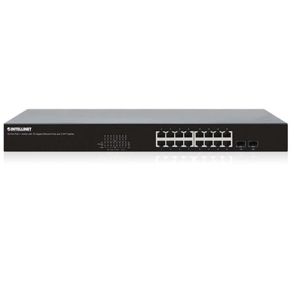 18-Port PoE++ Switch with 16 Gigabit Ethernet Ports and 2 SFP Uplinks Image 5