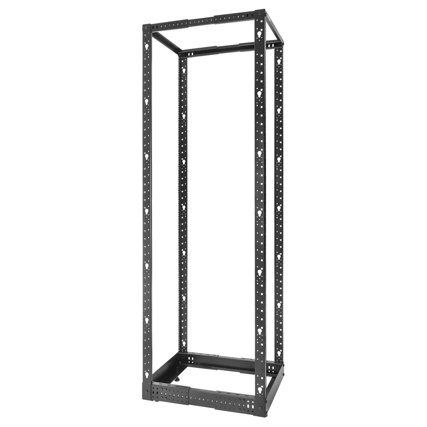 19" 4-Post Open Frame Network Rack, 45U Image 6