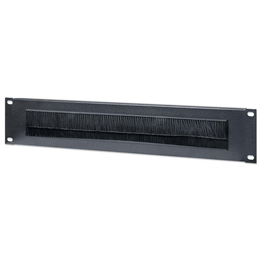 19" Cable Entry Panel, 2U, Black Image 1