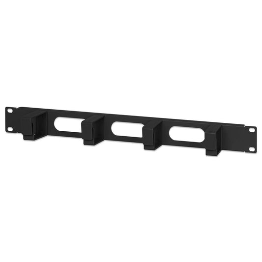 19" Cable Management Panel, 1U, Black Image 1