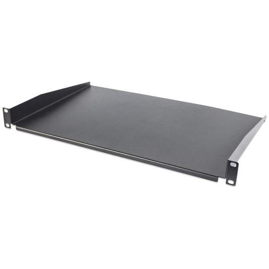 19" Cantilever Shelf, 1U, 350 mm (13.8 in.) Depth, Black Image 1