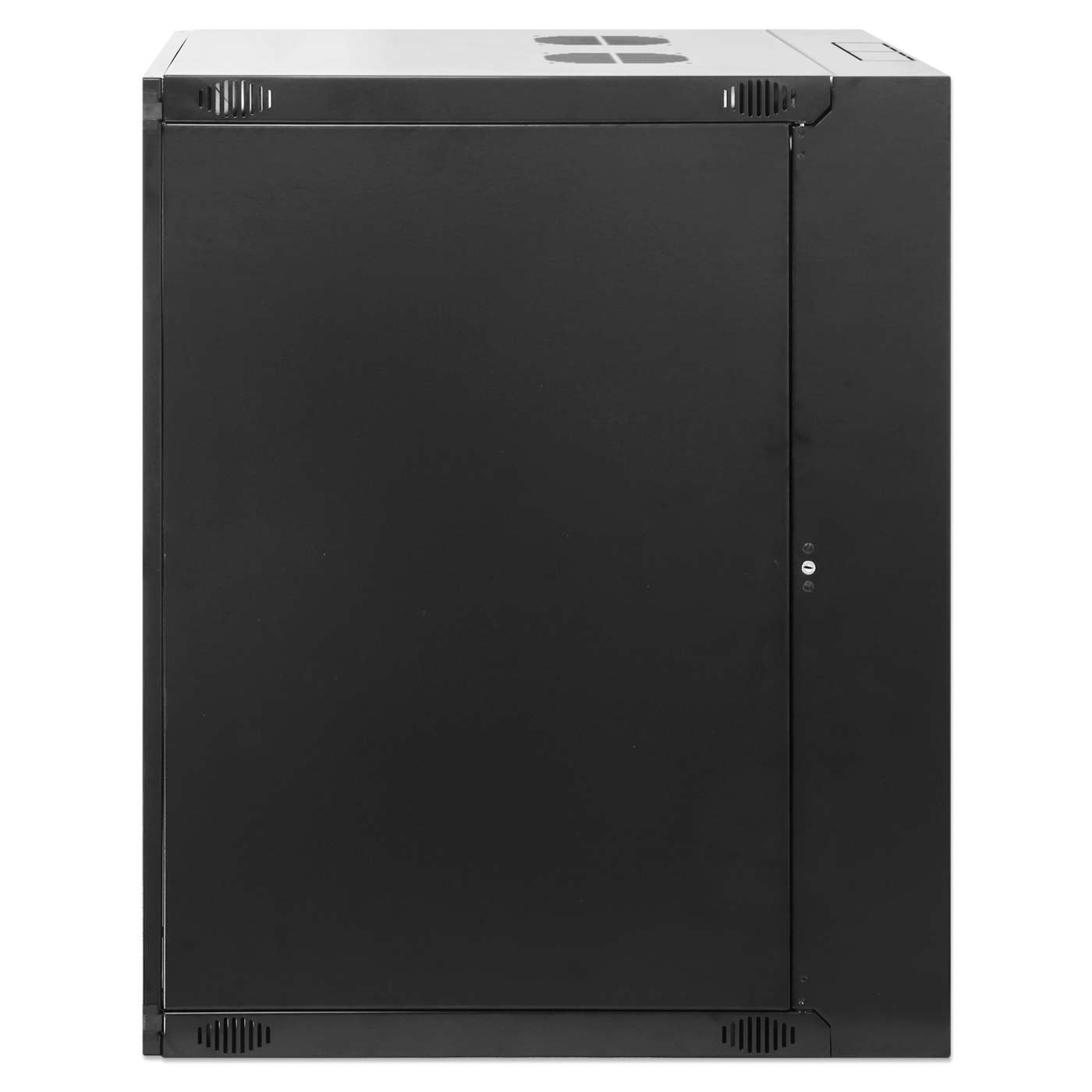 19" Double Section Wallmount Cabinet, 15U, 600 mm (23.6 in.) Depth, Black Image 5