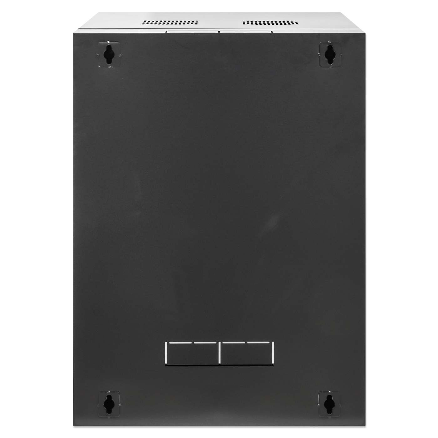 19" Double Section Wallmount Cabinet, 15U, 600 mm (23.6 in.) Depth, Black Image 6