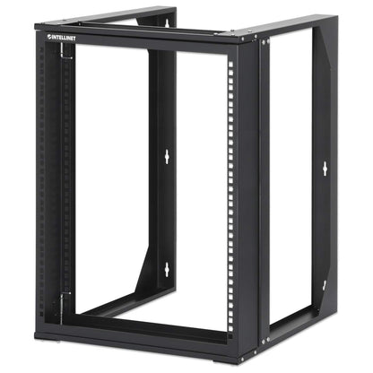 19" Wall Mount 2-Post Open Frame Network Rack, 12U Image 1