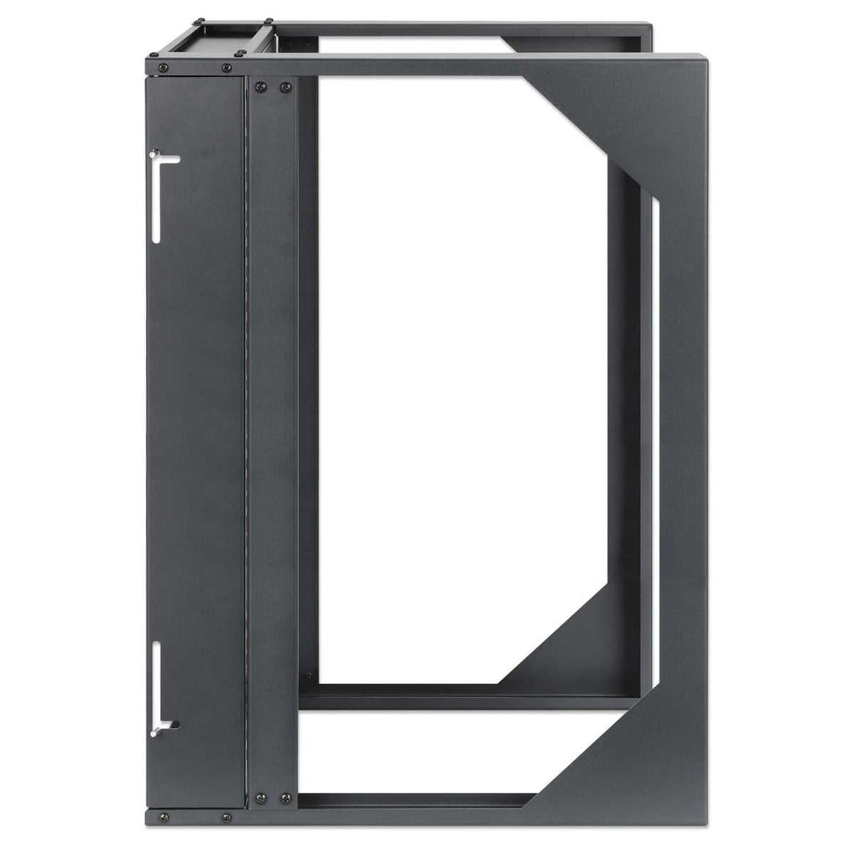 19" Wall Mount 2-Post Open Frame Network Rack, 12U Image 4