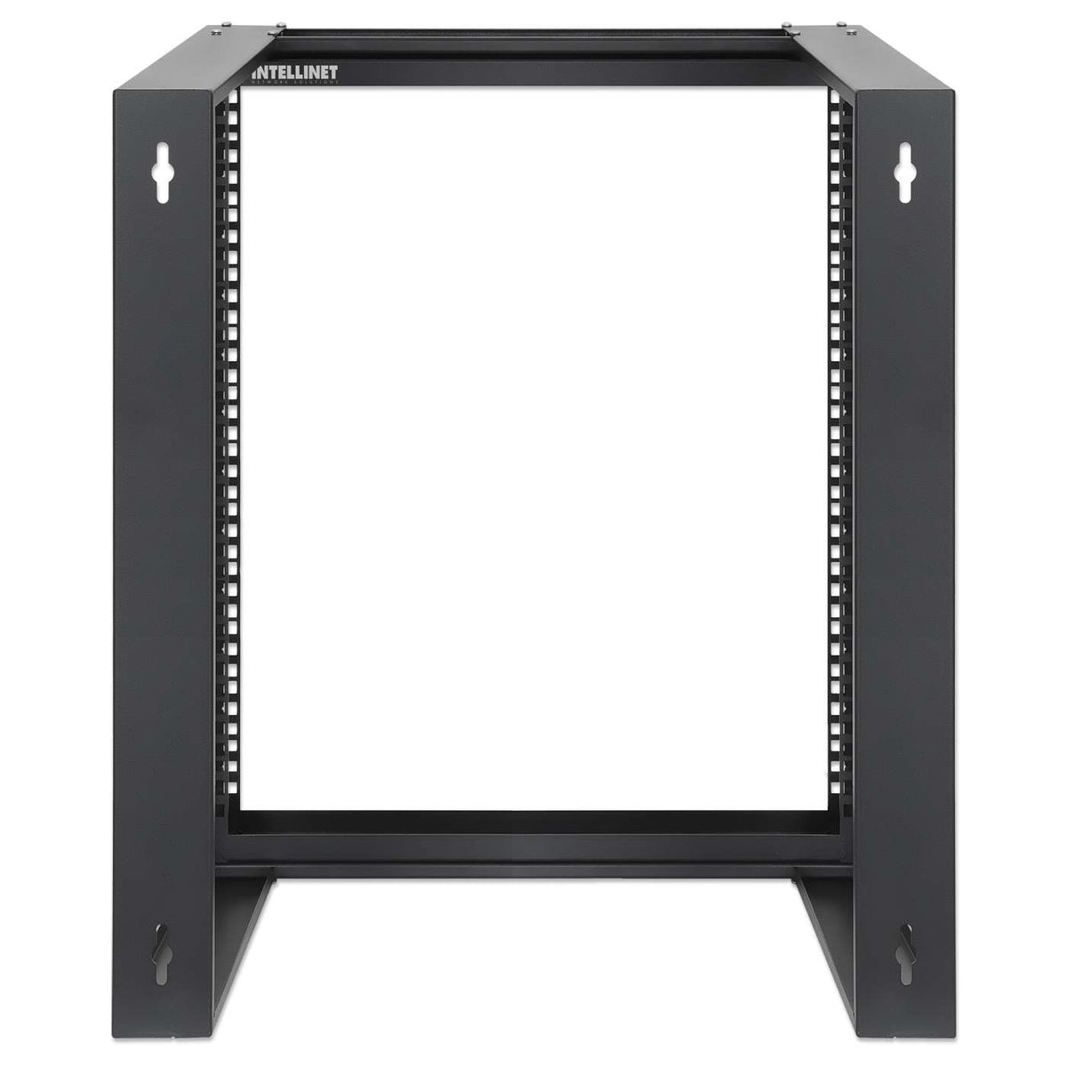 19" Wall Mount 2-Post Open Frame Network Rack, 12U Image 5