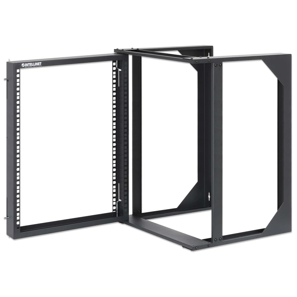 19" Wall Mount 2-Post Open Frame Network Rack, 12U Image 6