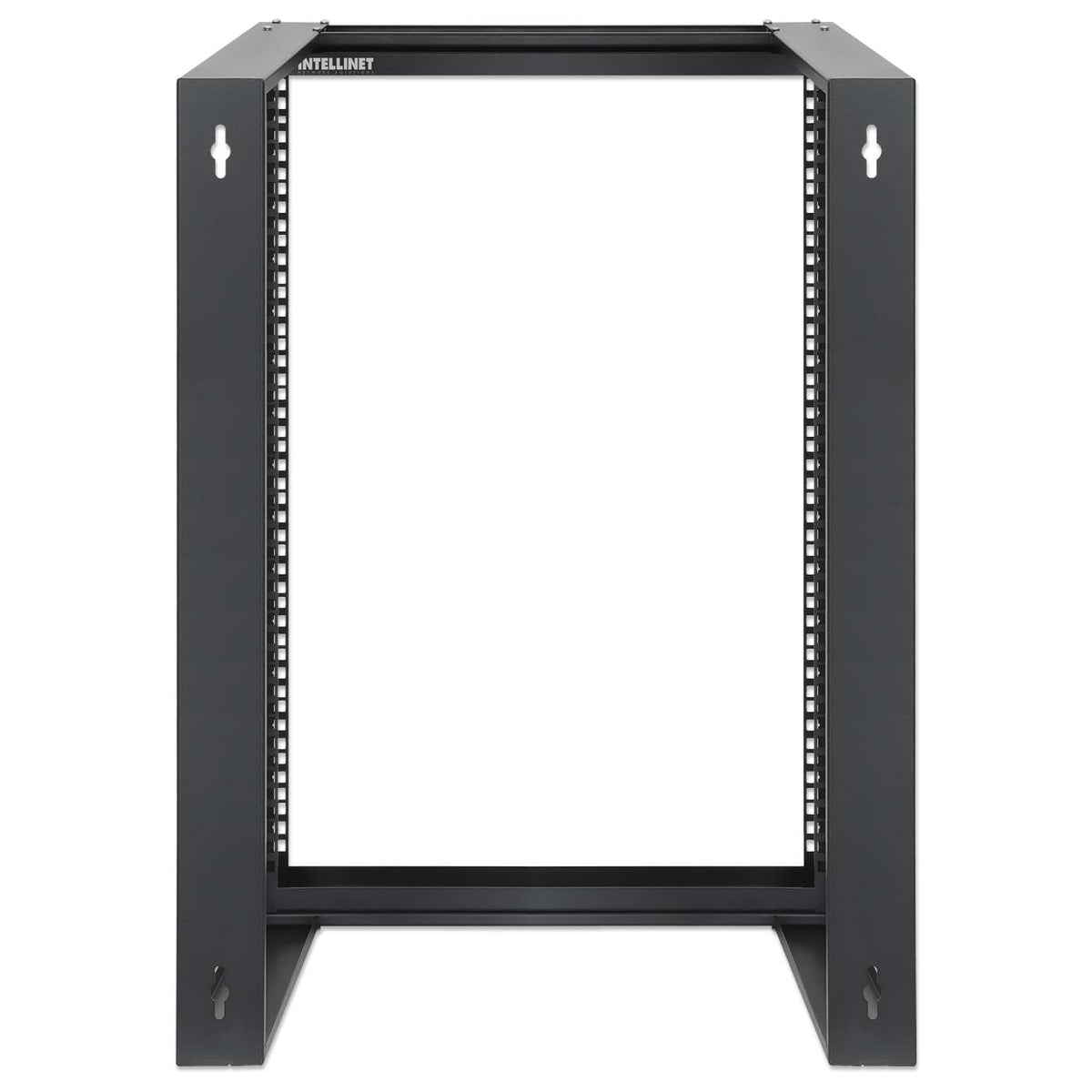 19" Wall Mount 2-Post Open Frame Network Rack, 15U Image 5