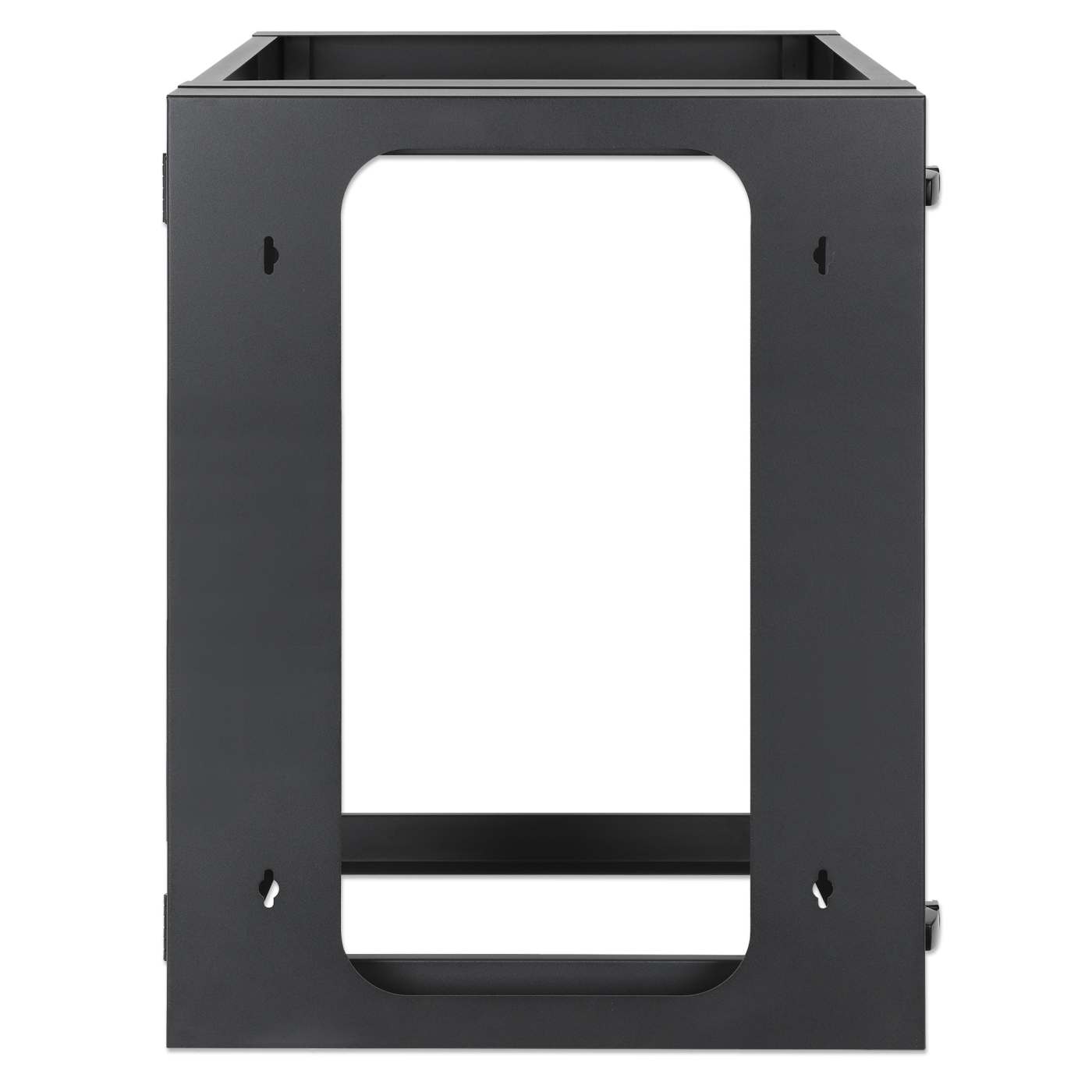 19" Wall Mount 4-Post Open Frame Network Rack, 12U Image 5