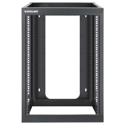 19" Wall Mount 4-Post Open Frame Network Rack, 15U Image 3