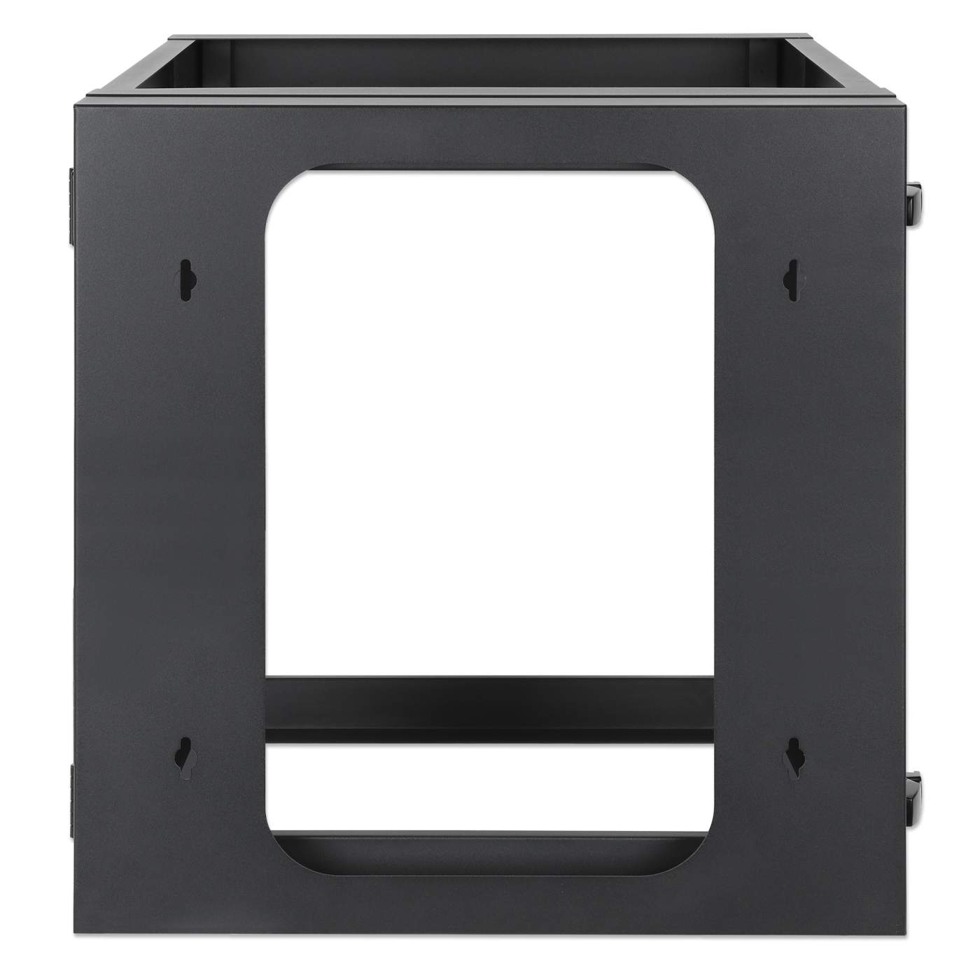 19" Wall Mount 4-Post Open Frame Network Rack, 9U Image 5