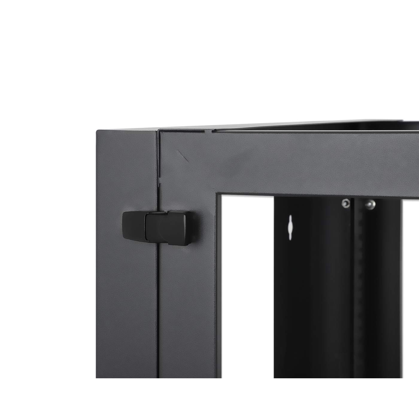 19" Wall Mount 4-Post Open Frame Network Rack, 9U Image 6