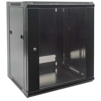 19" Wallmount Cabinet, 6U, 450 mm (17.7 in.) Depth, Black Image 3
