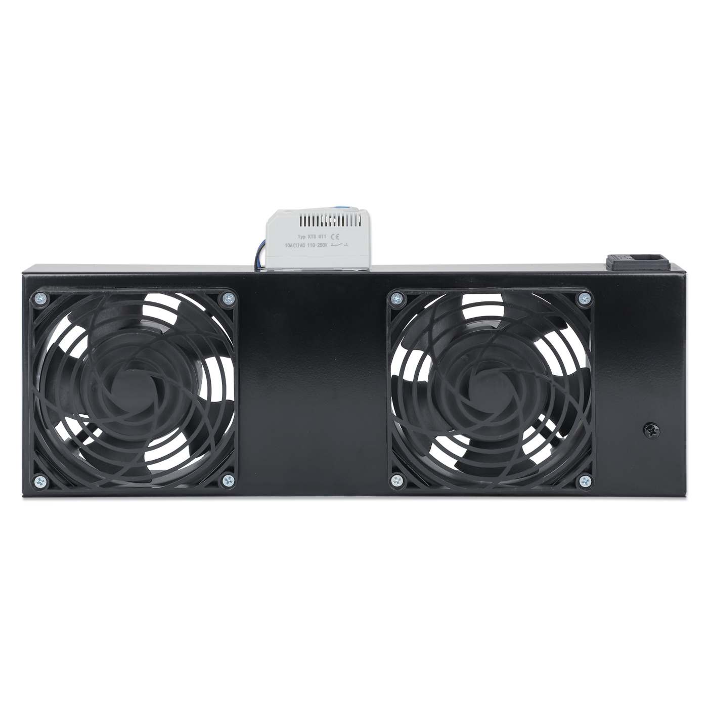 2-Fan Ventilation Unit with Thermostat for 19" Wallmount Cabinets Image 3