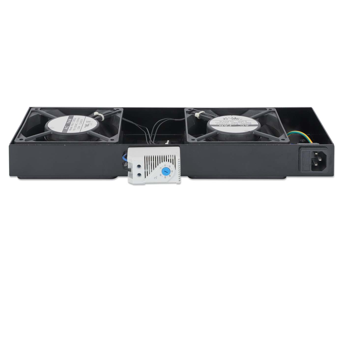 2-Fan Ventilation Unit with Thermostat for 19" Wallmount Cabinets Image 5