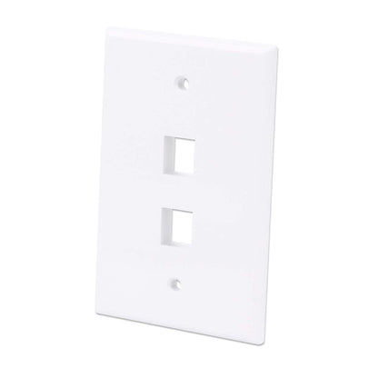 2-Outlet Oversized Keystone Wall Plate Image 1