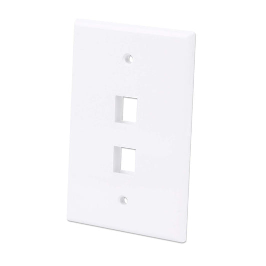 2-Outlet Oversized Keystone Wall Plate Image 1