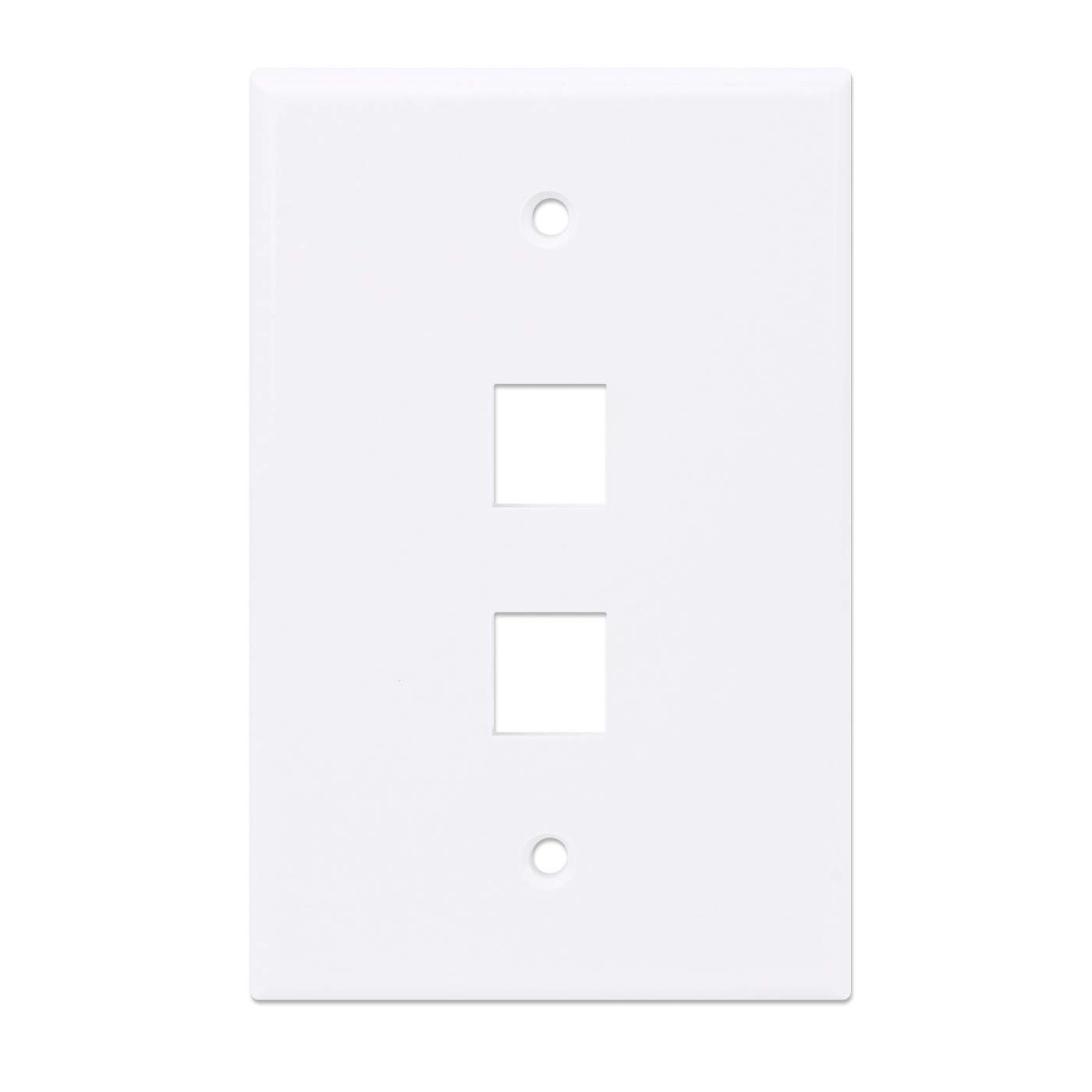 2-Outlet Oversized Keystone Wall Plate Image 4