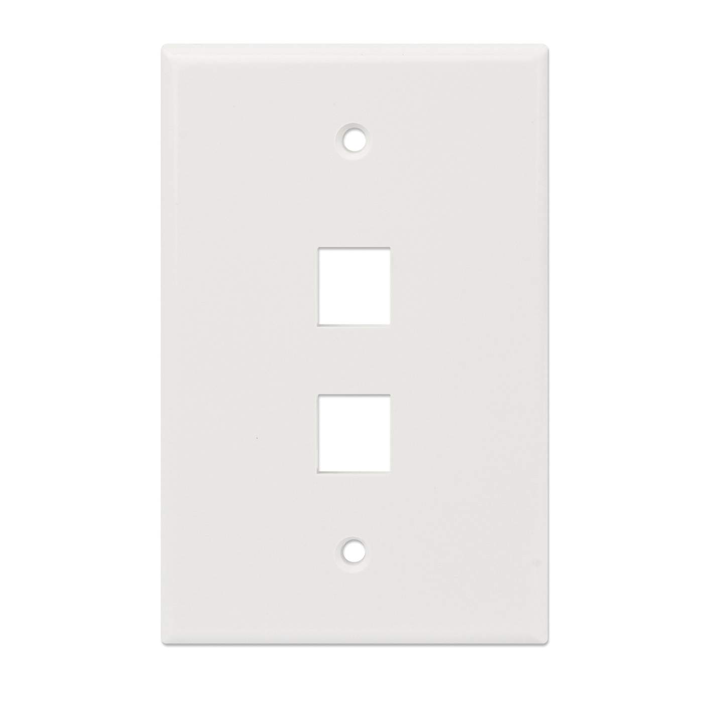2-Outlet Oversized Keystone Wall Plate Image 4
